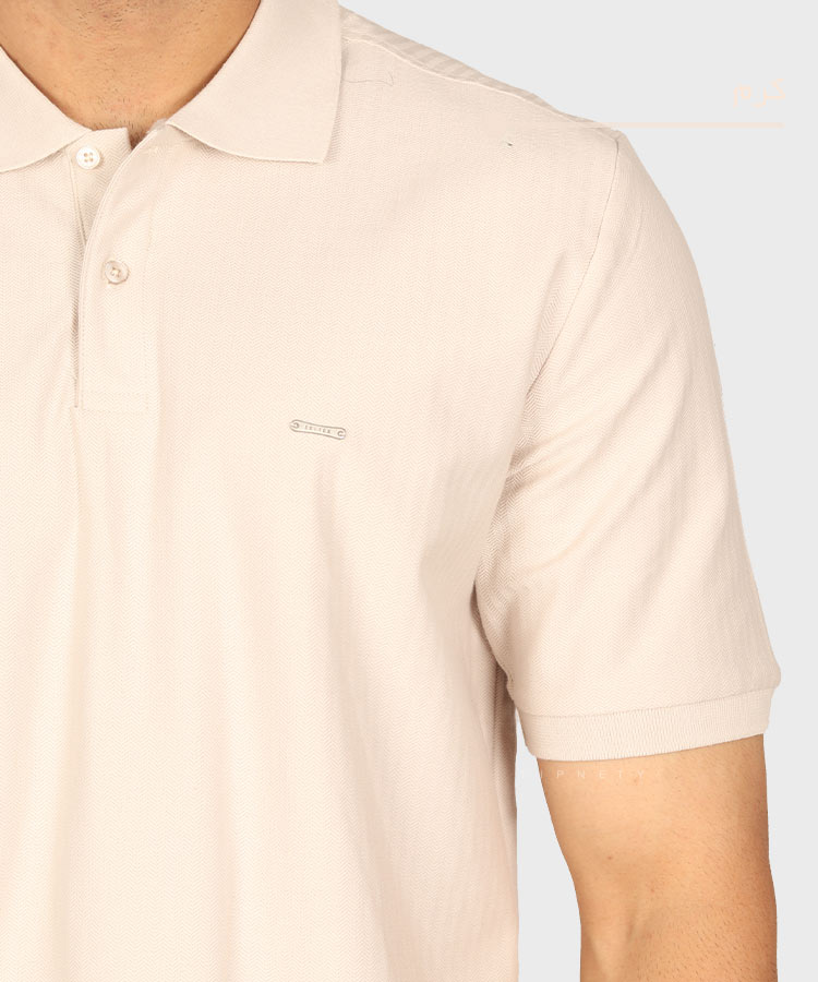       تیره         تیره   سبز کرم کرم تیره تیشرت یقه دار 0593  - تصویر 5