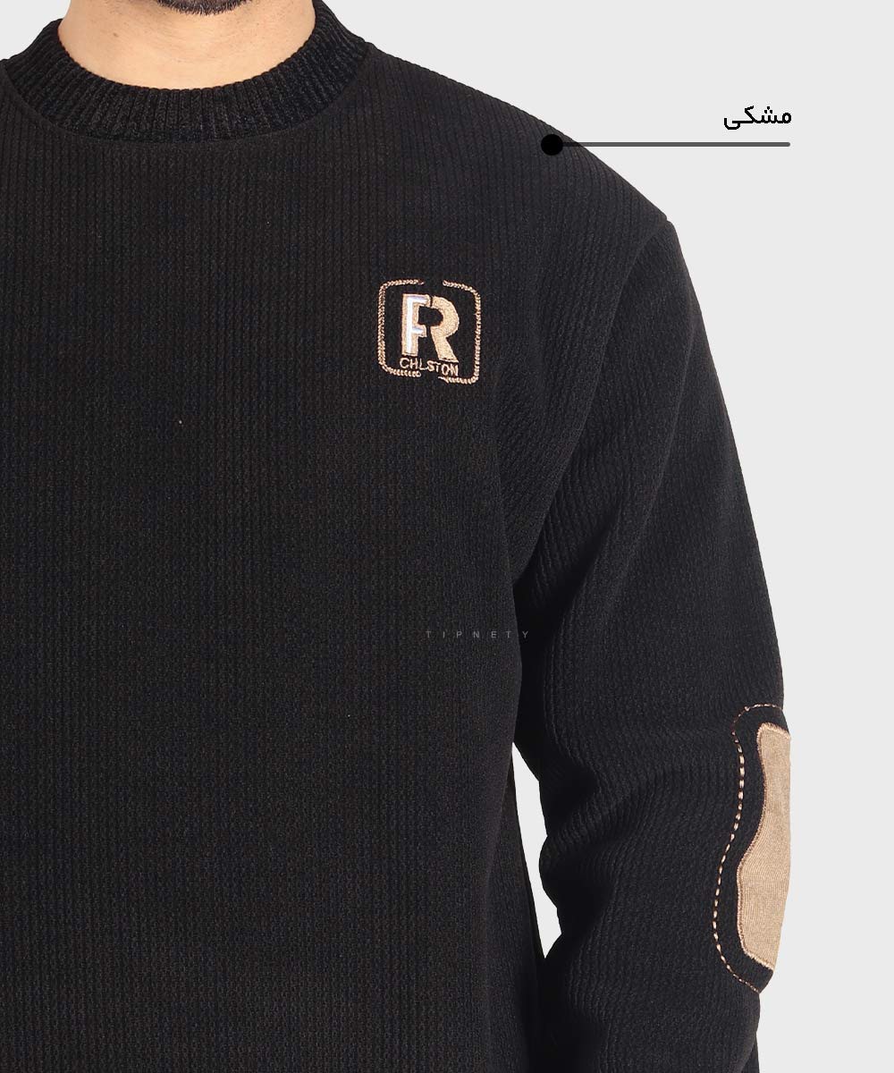 مشکی عسلی شیری پاییزه پلیور 7126  - تصویر 5