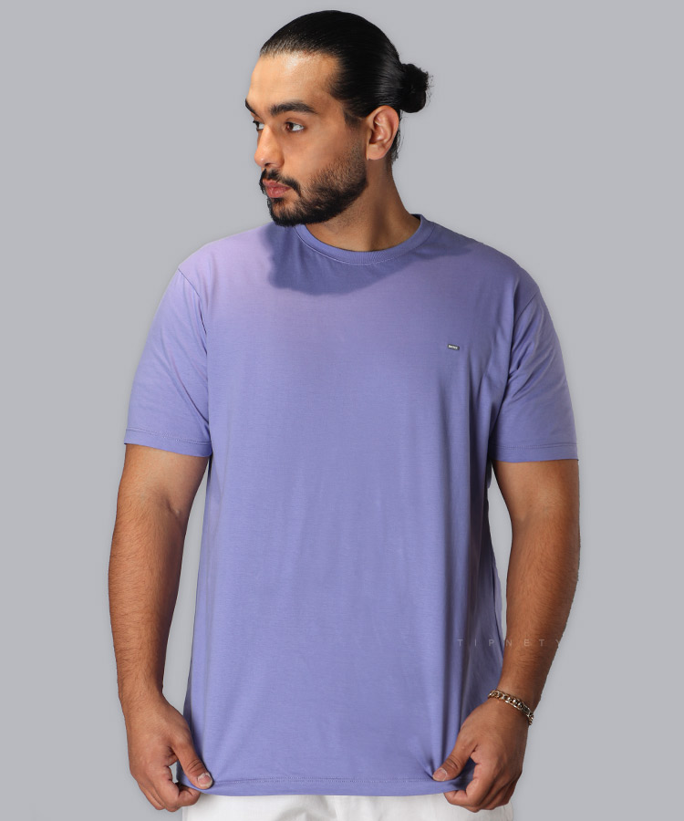 تیشرت ساده یاسی مردانه 9111