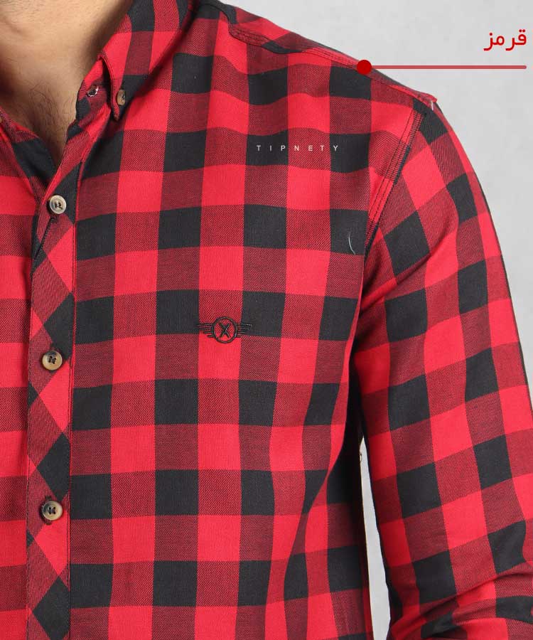                                                                                                                                                 قرمز زرد سورمه ای نفتی آبی صورتی سبز پیراهن آستین بلند فیت 0515  - تصویر 9