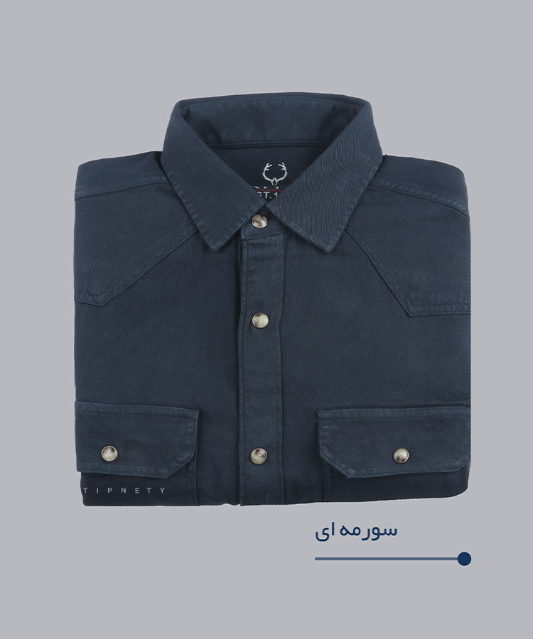                                                                                                                                                                                                                                                                                                                 سورمه ای صدری مشکی زیتونی کرم قهوه ای طوسی پاییزه پیراهن 5243  - تصویر 9