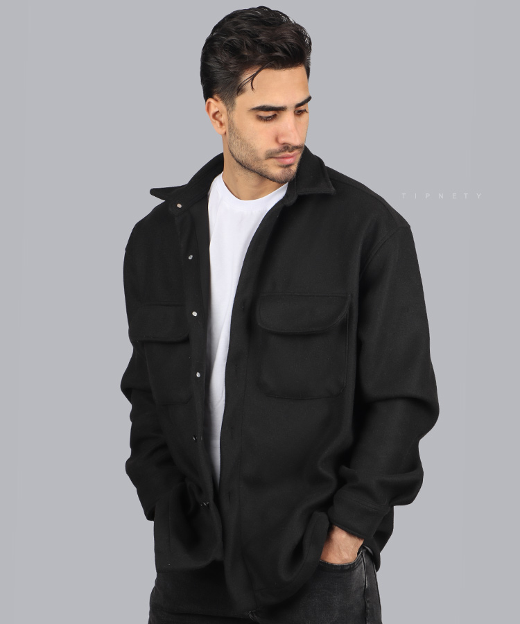                                                                                                                                                                                                                                 سفید ملانژ نسکافه ای دودی کرم مشکی پاییزه ژاکت 1245  - تصویر 3