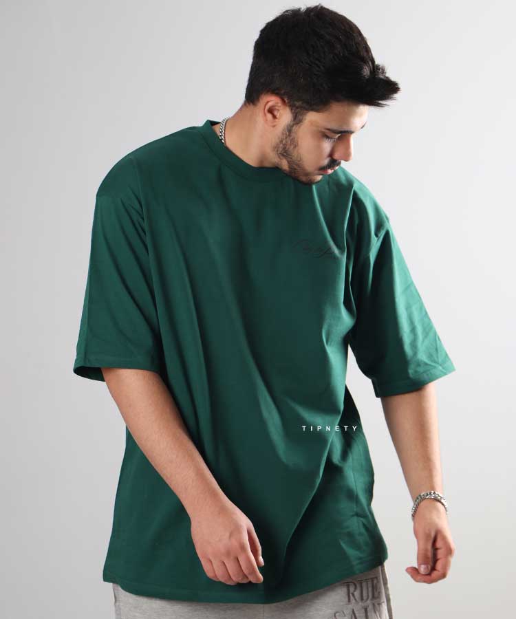                       سفید مشکی سبز بنفش تیشرت لش 5562  - تصویر 5