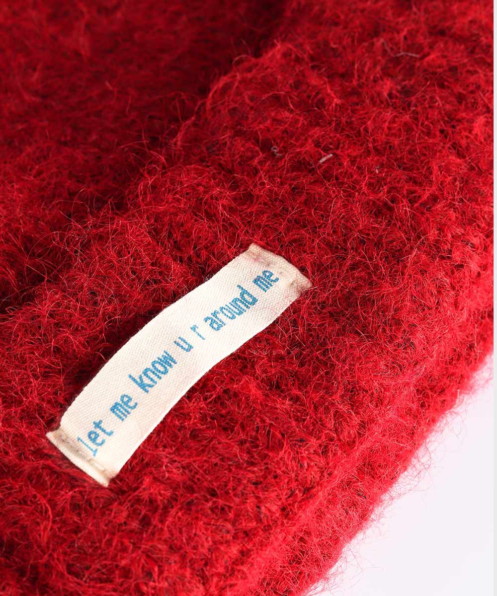 مشکی طوسی قرمز قهوه ای کرم شیری کلاه زمستانی 2057  - تصویر 6