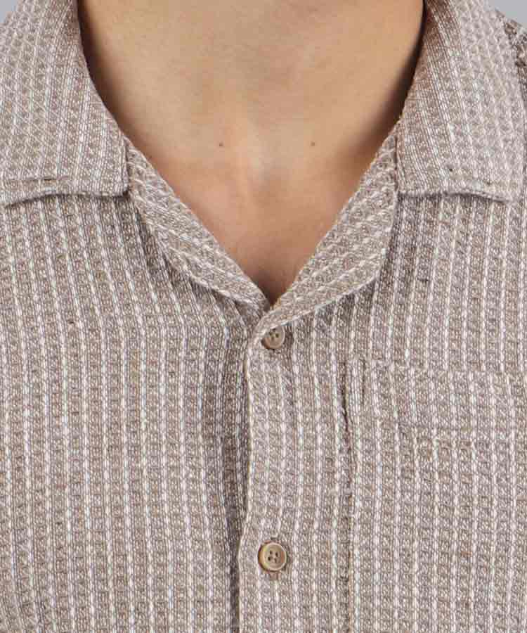                                                                         سفید شکلاتی مشکی پیراهن یقه انگلیسی 0854  - تصویر 7