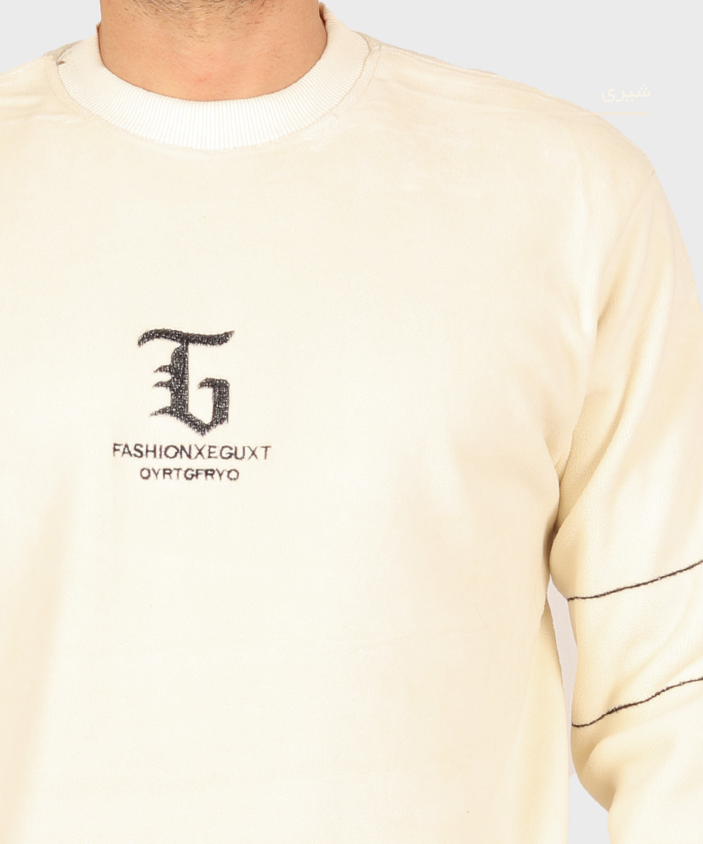                                     دودی شیری مشکی شکلاتی سبز پاییزه پلیور 9979  - تصویر 10