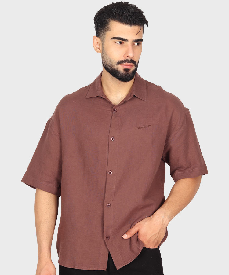                                                                       خاکی آبی قهوه ای کله غازی صدری مشکی پیراهن لش 0623  - تصویر 3