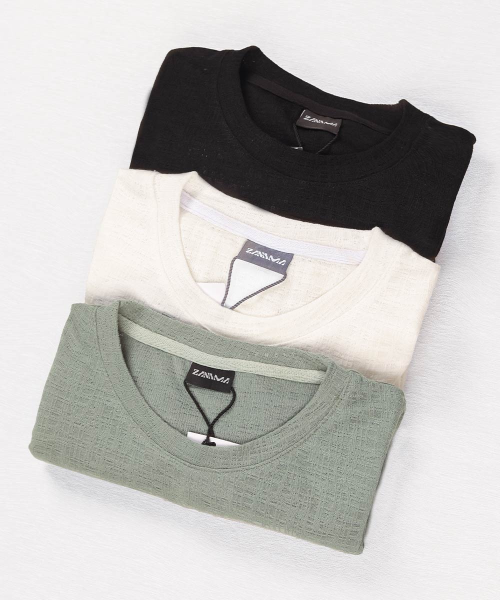                 مشکی شیری سبز تیشرت لش 1648  - تصویر 3