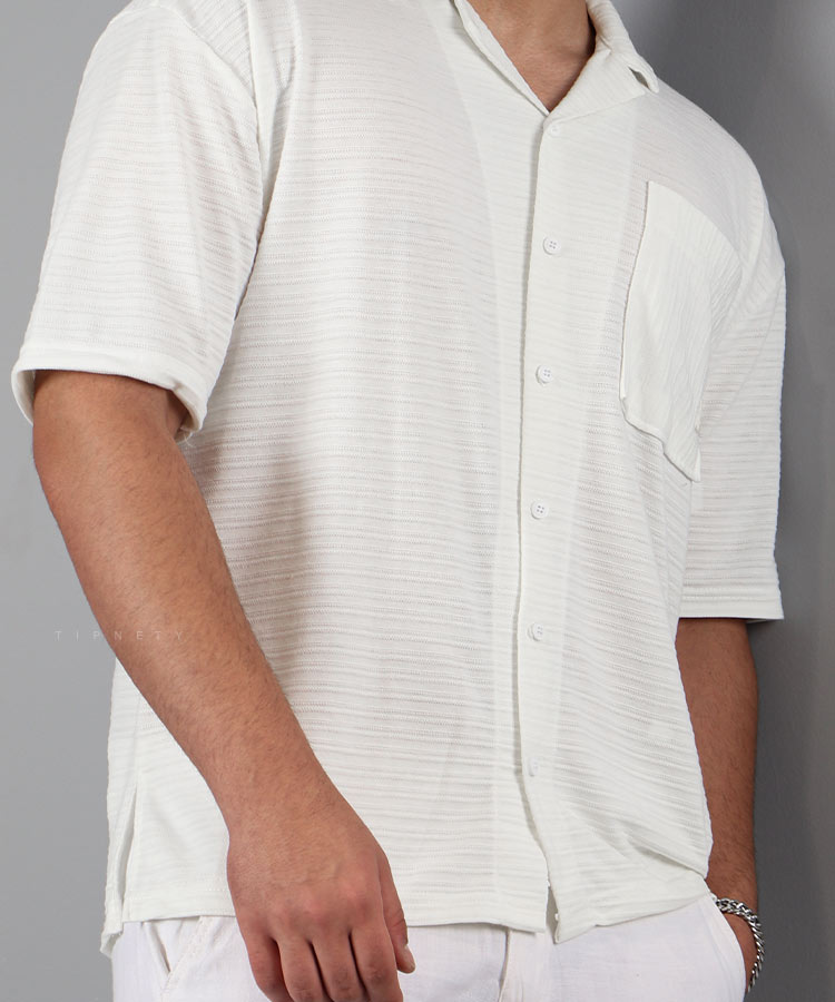                               خاکی آجری سفید مشکی پیراهن یقه انگلیسی 0766  - تصویر 4