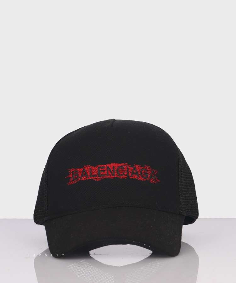 کلاه کپ مشکی کتان طرح Balenciaga کد 2230