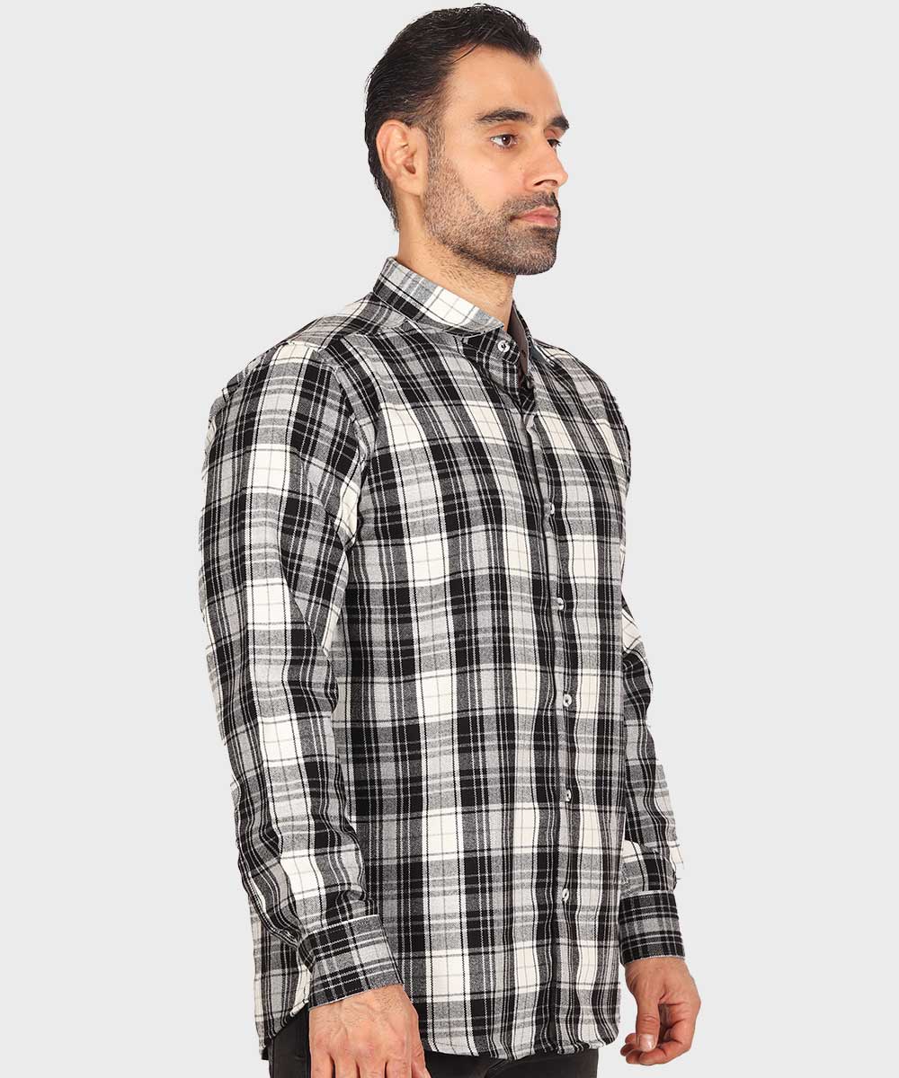         سفید پاییزه پیراهن 0165  - تصویر 6