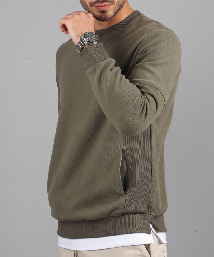   ملانژ               ملانژ               ملانژ                                                                                                             مشکی سورمه ای طوسی تیره لجنی خردلی طوسی روشن پاییزه پلیور 1249  - تصویر 3