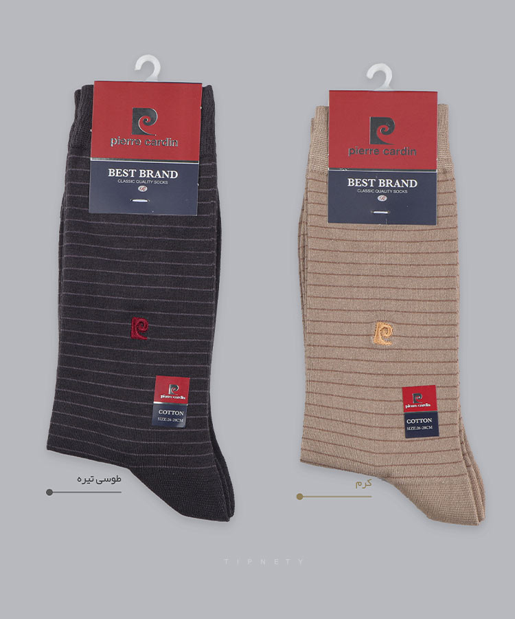                                                         مشکی سورمه ای آبی تیره کرم طوسی تیره طوسی روشن جوراب ساق بلند 9805  - تصویر 3