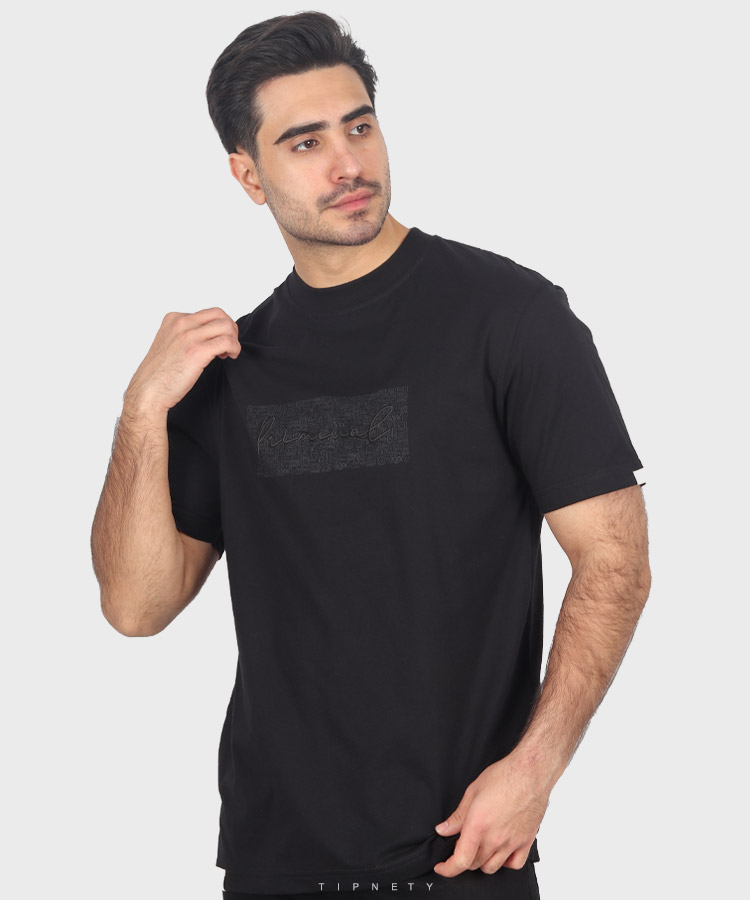                                     کاربنی کرم سبز شیری مشکی تیشرت لش 3254  - تصویر 5