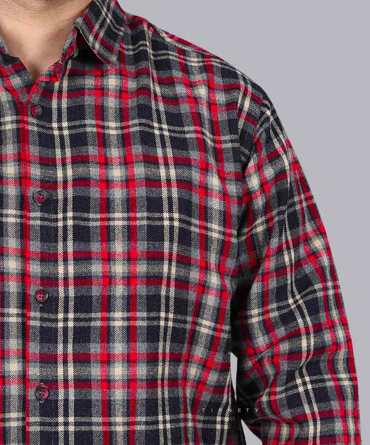             سورمه ای پاییزه پیراهن 0410  - تصویر 3