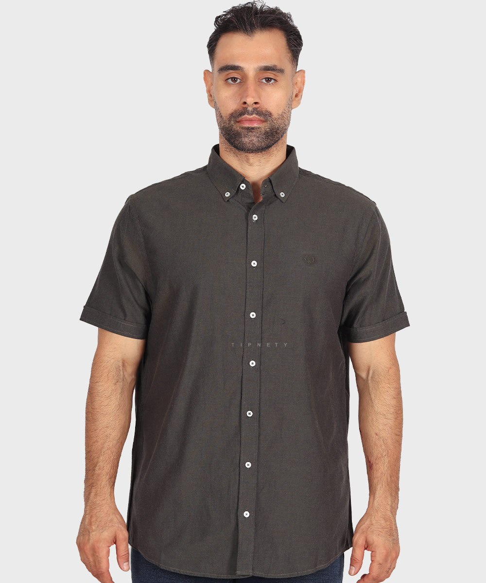         لجنی یشمی سفید پیراهن آستین کوتاه فیت 5379  - تصویر 15