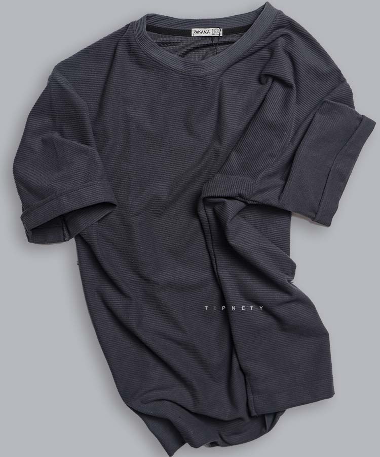                                                                                     سبز مشکی طوسی کرم شیری نوک مدادی تیشرت لش 1268  - تصویر 6