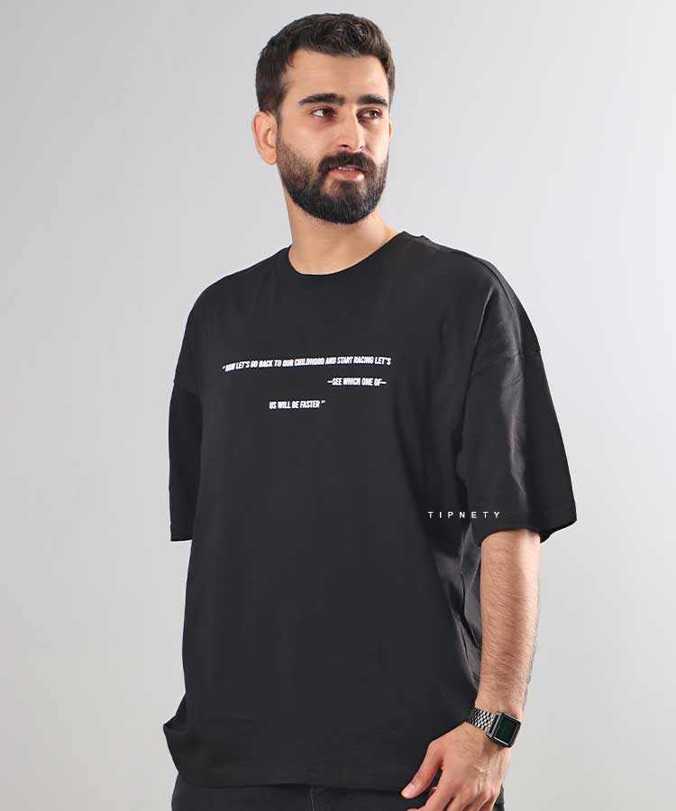                                                                                             مشکی سفید تیشرت لش 1066  - تصویر 7