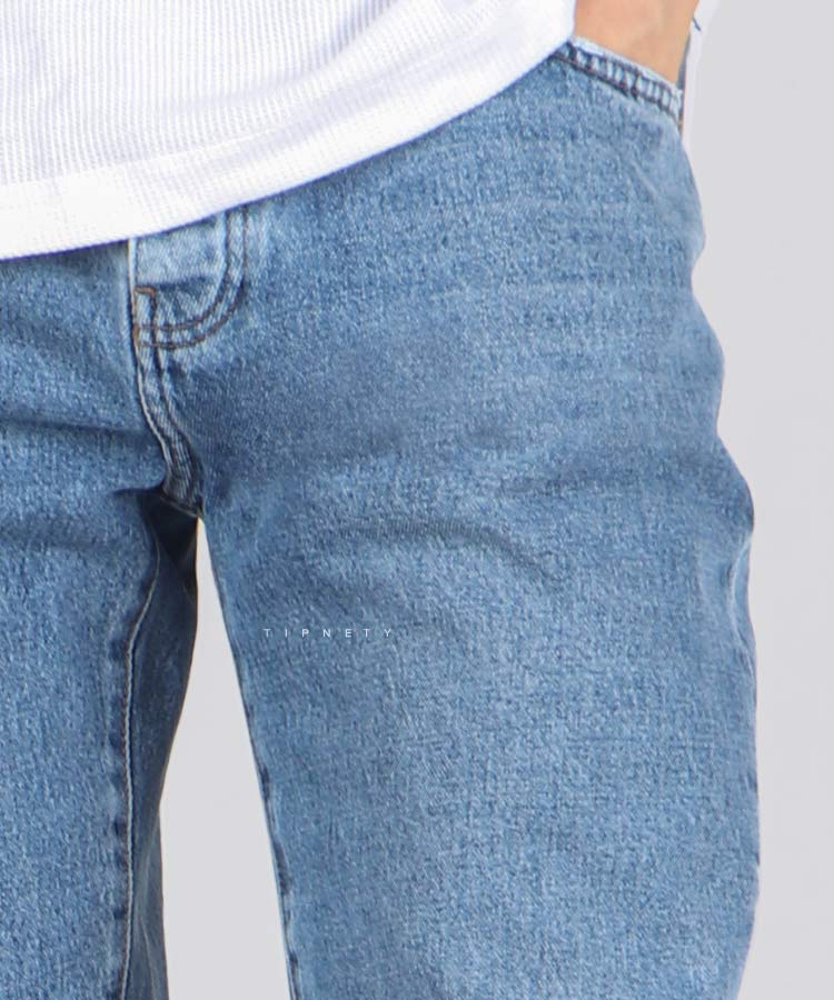                                         آبی شلوار جین مام فیت 0597  - تصویر 3