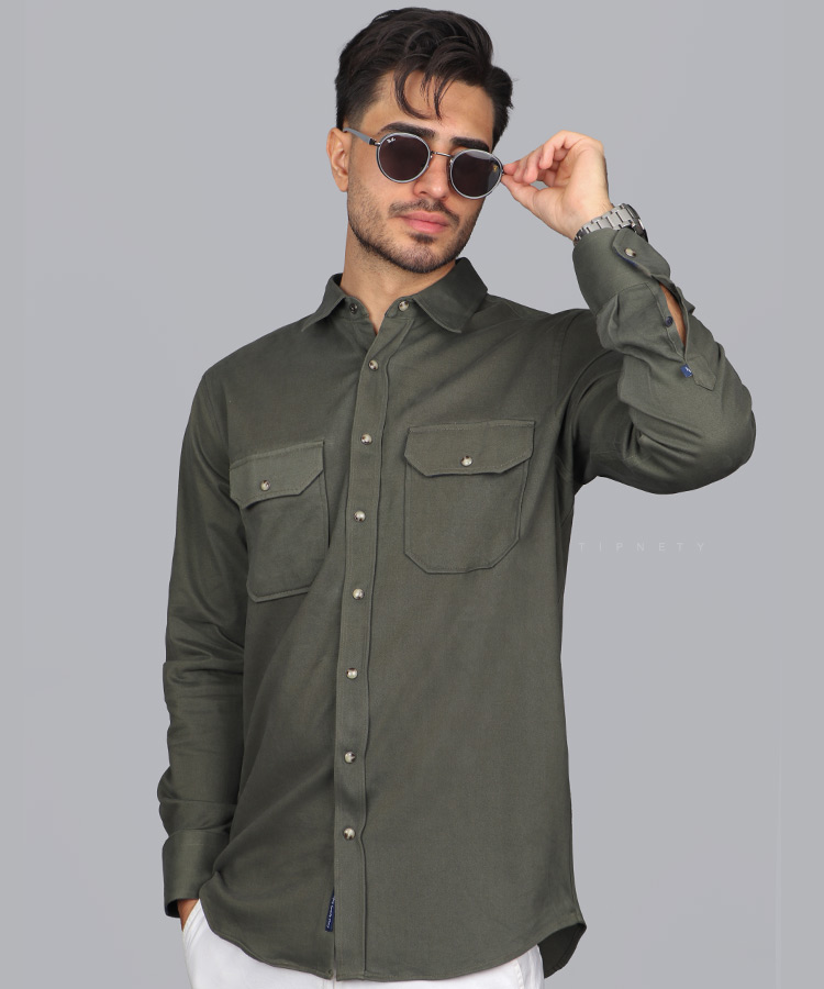 پیراهن مردانه کتان سنگشور 3020