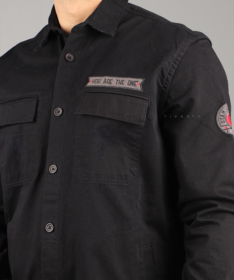                                                                                                 سورمه ای دودی مشکی زیتونی نخودی پاییزه ژاکت 2324  - تصویر 8