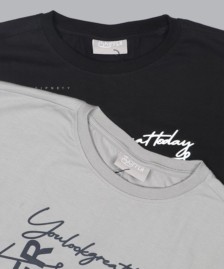 تیشرت لش طرح دار مردانه 1622