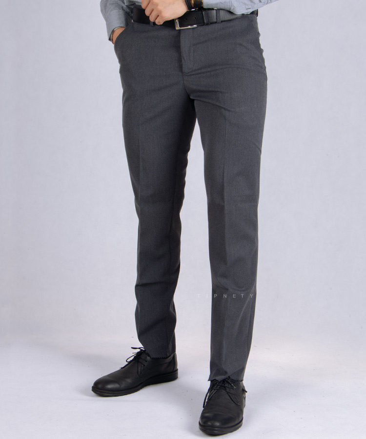 شلوار پارچه ای مردانه راسته ساده 0796