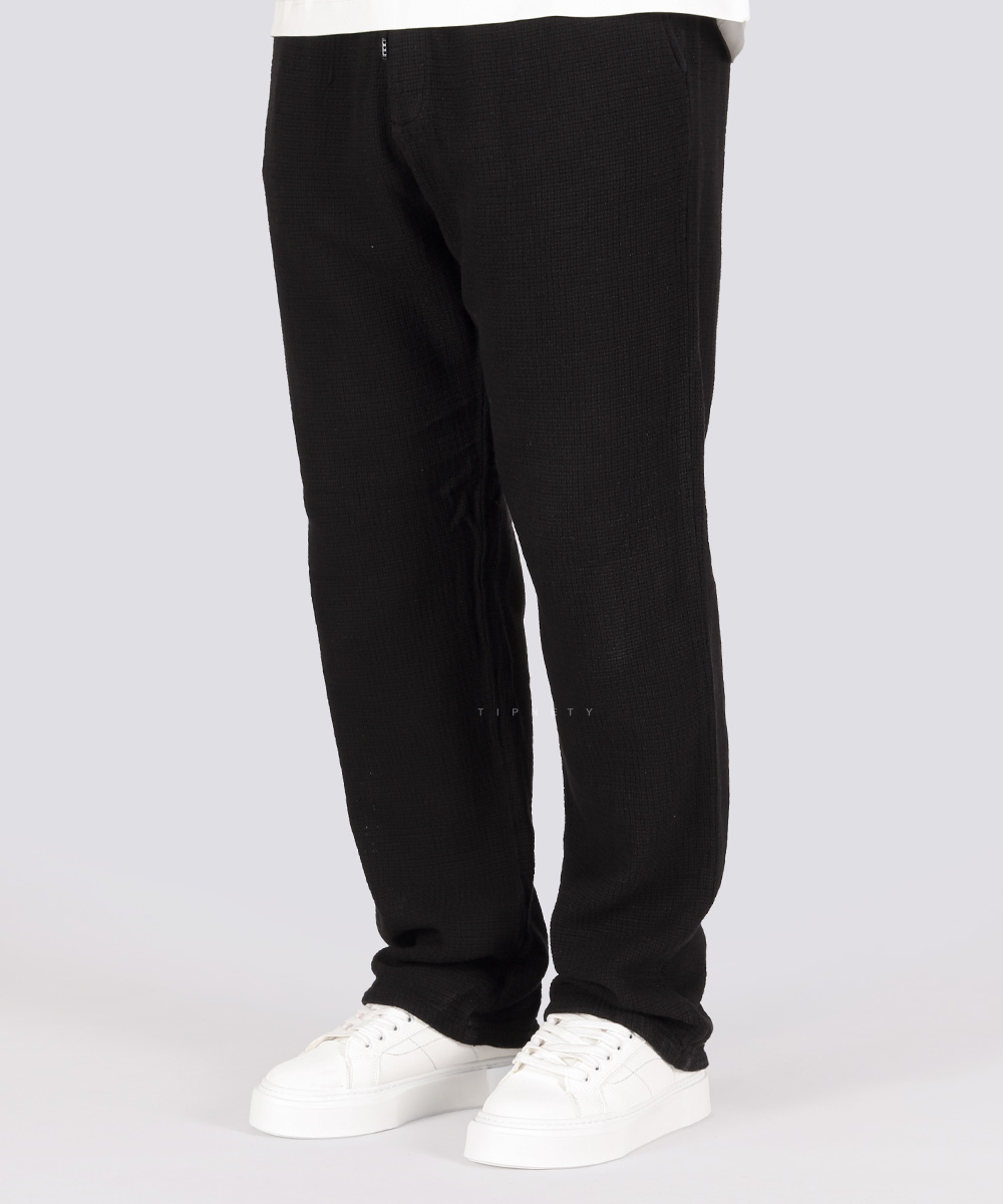     مشکی شلوار پارچه ای بگ استایل 1060  - تصویر 3