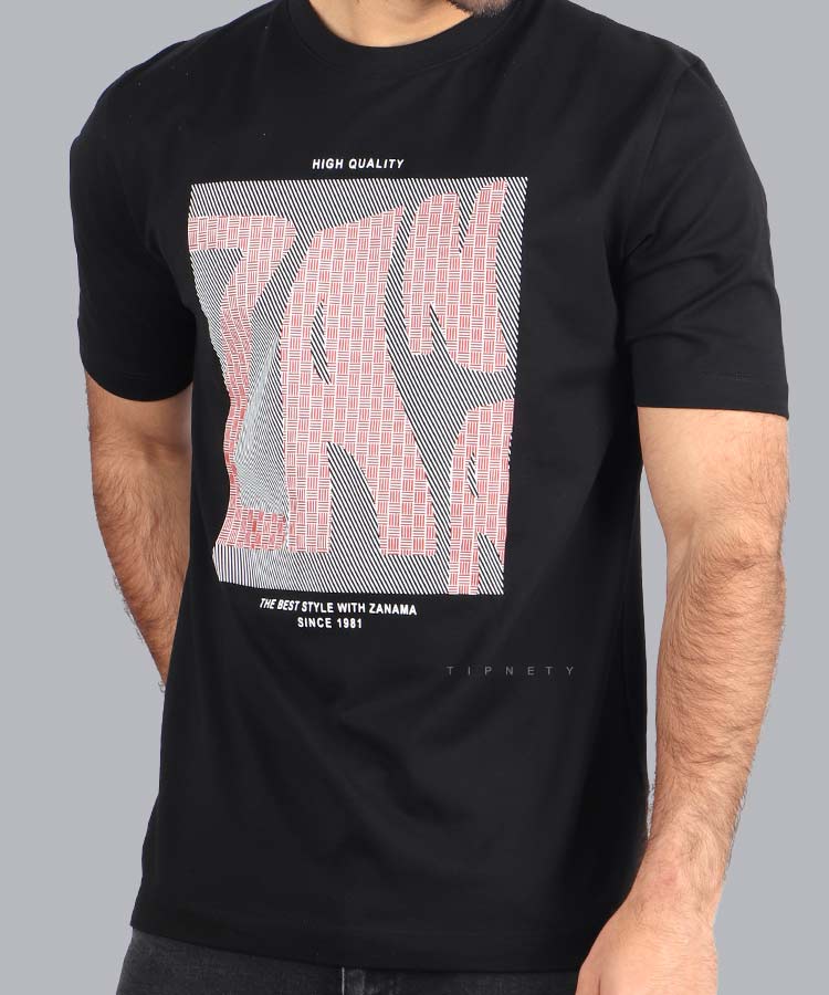 تیشرت طرح دار مردانه 1303