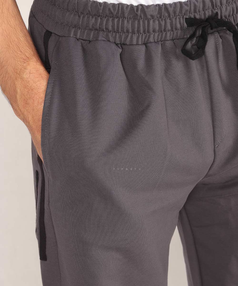         طوسی تیره سورمه ای مشکی شلوار پارچه ای بگ استایل 2020  - تصویر 8