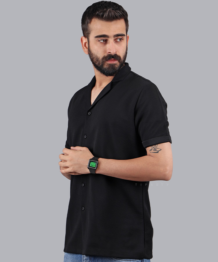 پیراهن یقه انگلیسی مردانه بیسکوییتی 1178