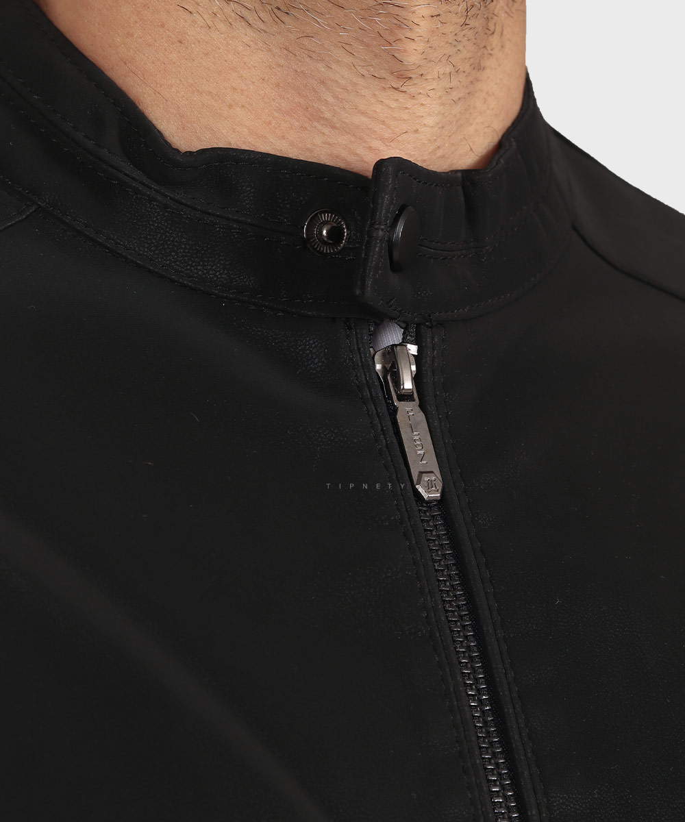                   مشکی عسلی زمستانه کت چرم 2428  - تصویر 6