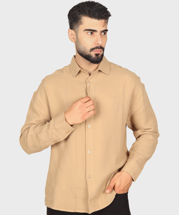                             مشکی   سفید                             آبی روشن خاکی پیراهن لش 0641  - تصویر 5