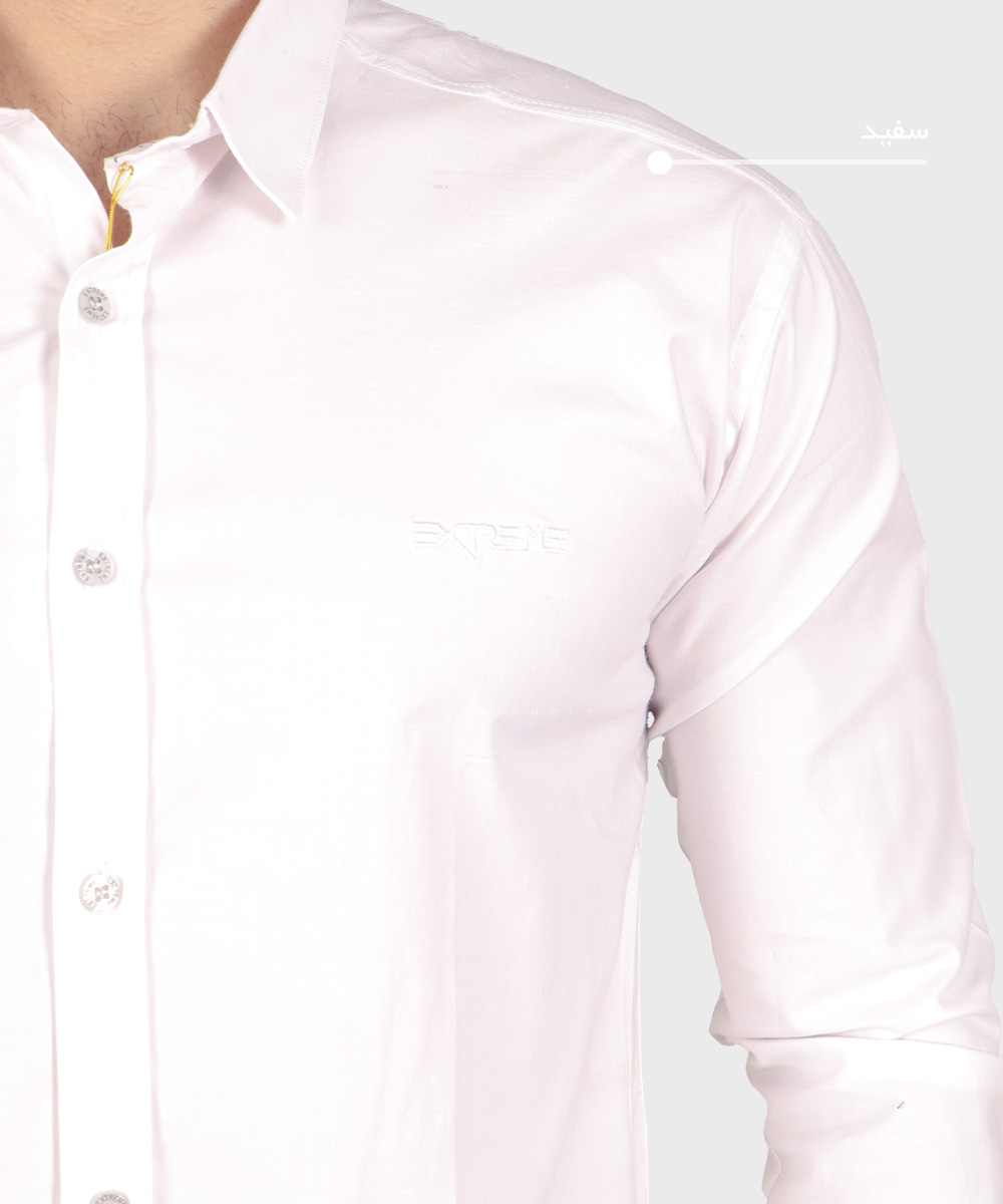                                                         طوسی تیره سورمه ای آبی روشن طوسی روشن سفید لجنی پیراهن آستین بلند فیت 0671  - تصویر 8