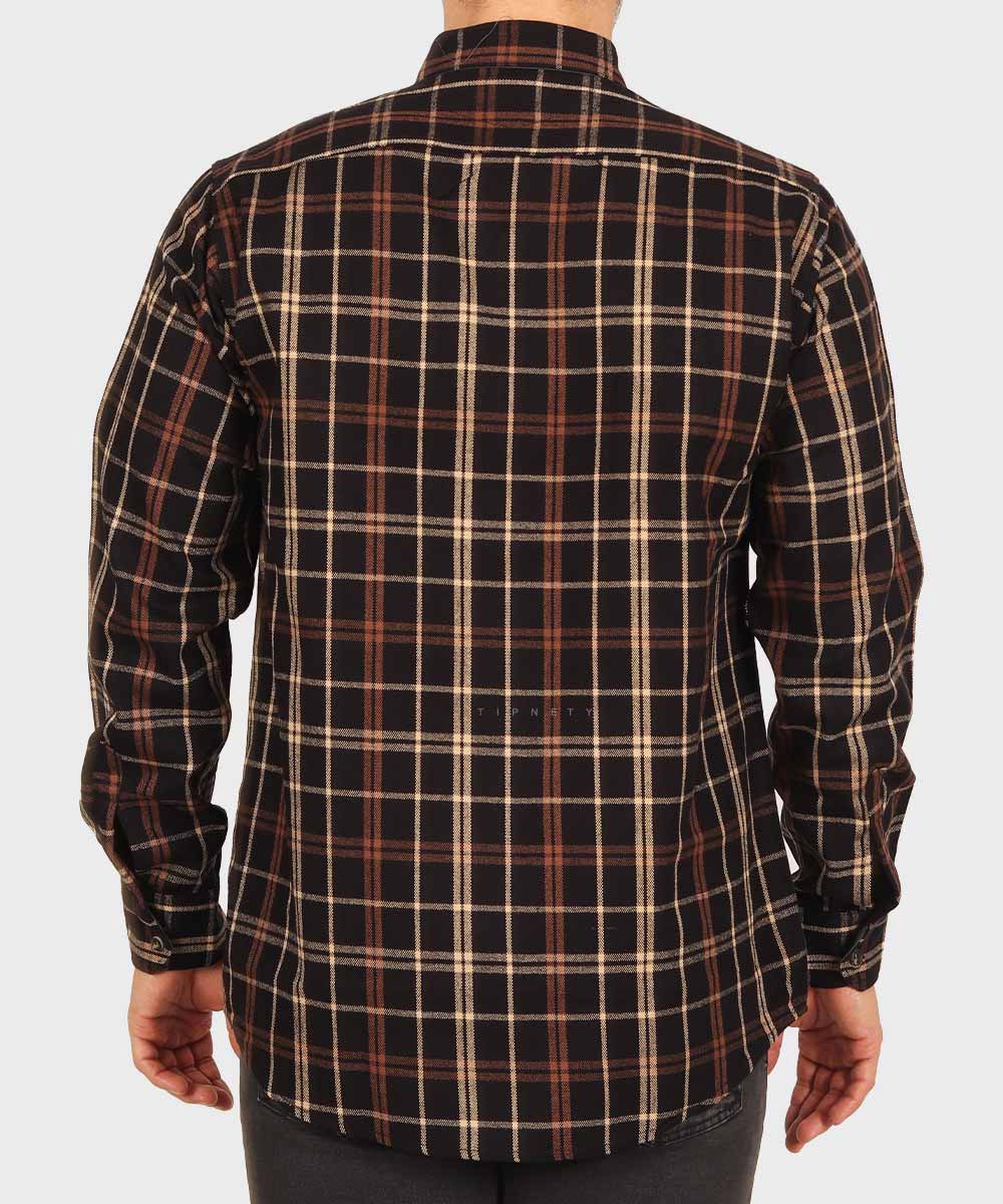         قهوه ای پاییزه پیراهن 0158  - تصویر 4