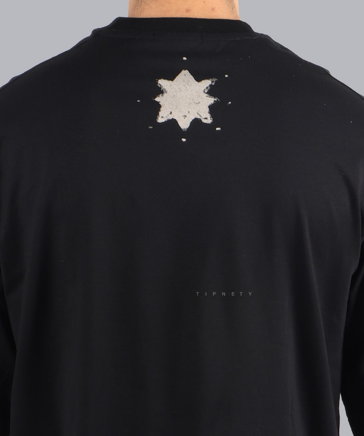                                                                                                         سبز استخوانی مشکی تیشرت لش 1336  - تصویر 3