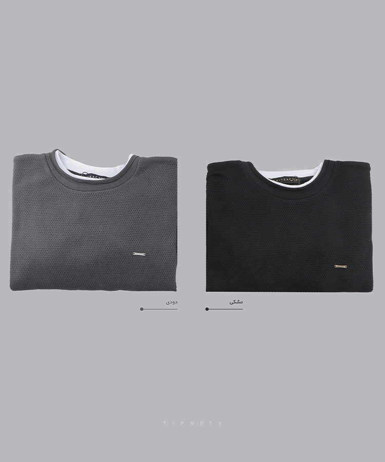                                                                                                                                                                                 زرشکی صدری خاکی دودی سورمه ای مشکی لجنی طوسی کرم تیره پاییزه پلیور 0519  - تصویر 6