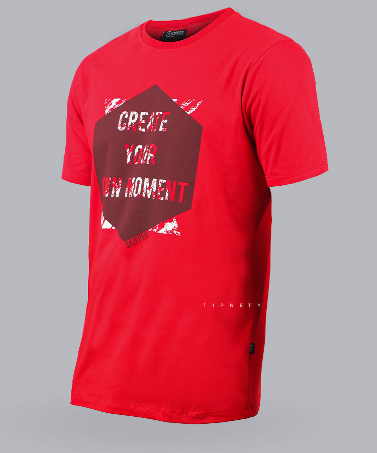 تیشرت طرح دار مردانه 1611