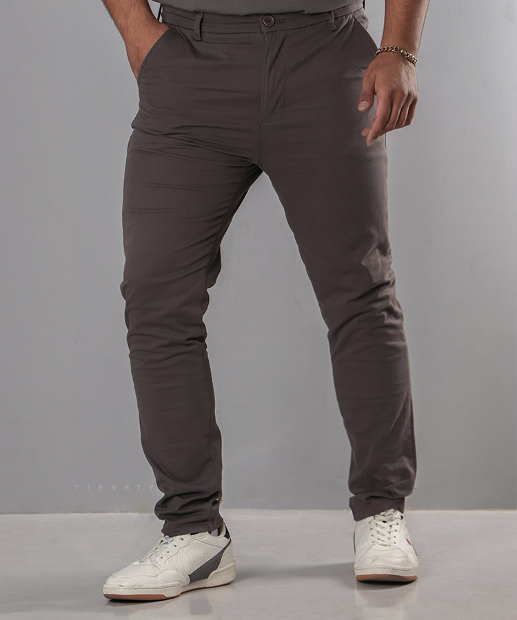 شلوار کتان اسپرت مردانه ساده 3208