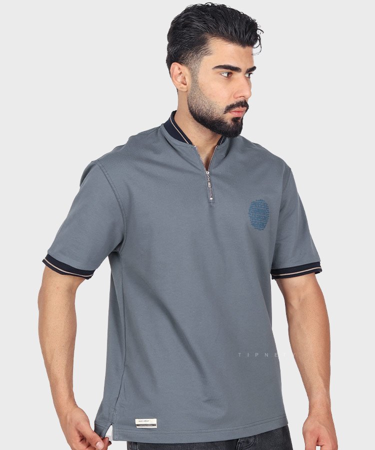                       لجنی مشکی یشمی طوسی روشن سورمه ای استخوانی سفید دودی تیشرت لش 4201  - تصویر 8