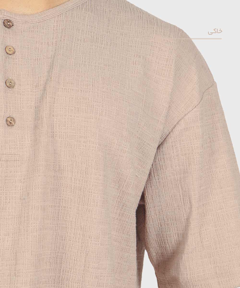                         کرم روشن لجنی مشکی سورمه ای خاکی تیشرت لش 1769  - تصویر 8