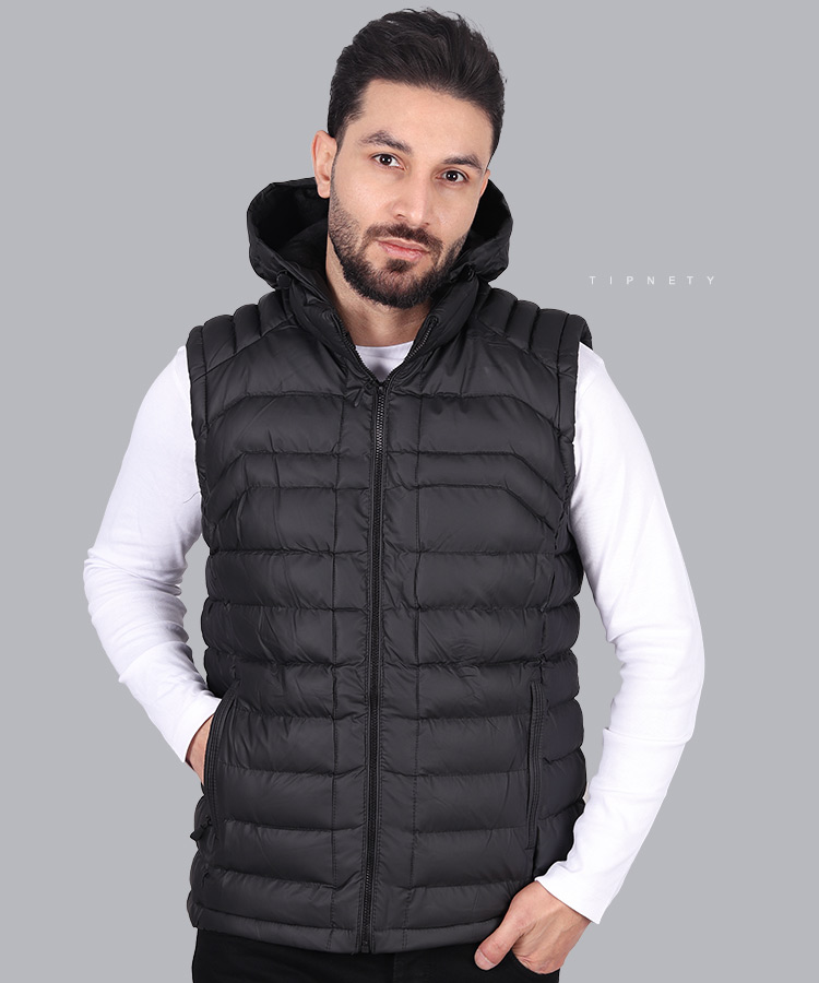 پافر مشکی مردانه اورجینال 7710