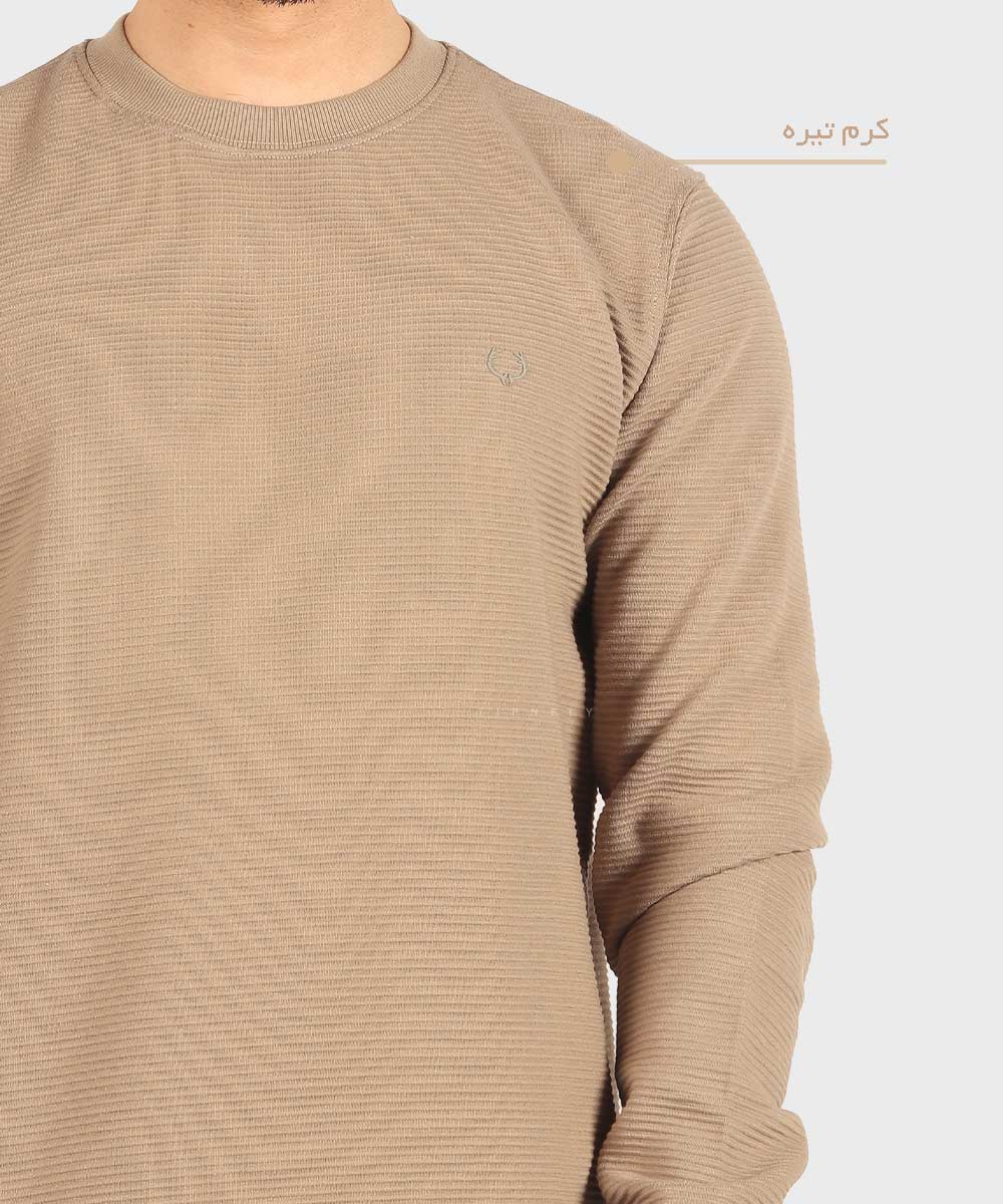                                                         لجنی سورمه ای نوک مدادی مشکی شیری کرم تیره پاییزه تیشرت 5632  - تصویر 9