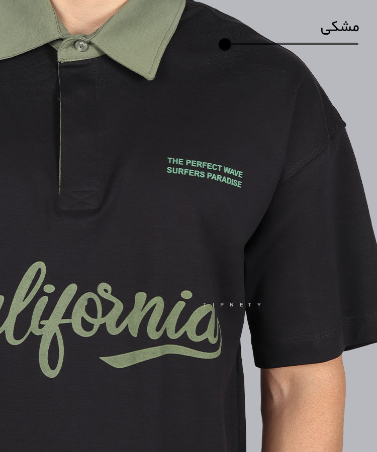                                                                                           صدری مشکی تیشرت یقه دار 1440  - تصویر 5