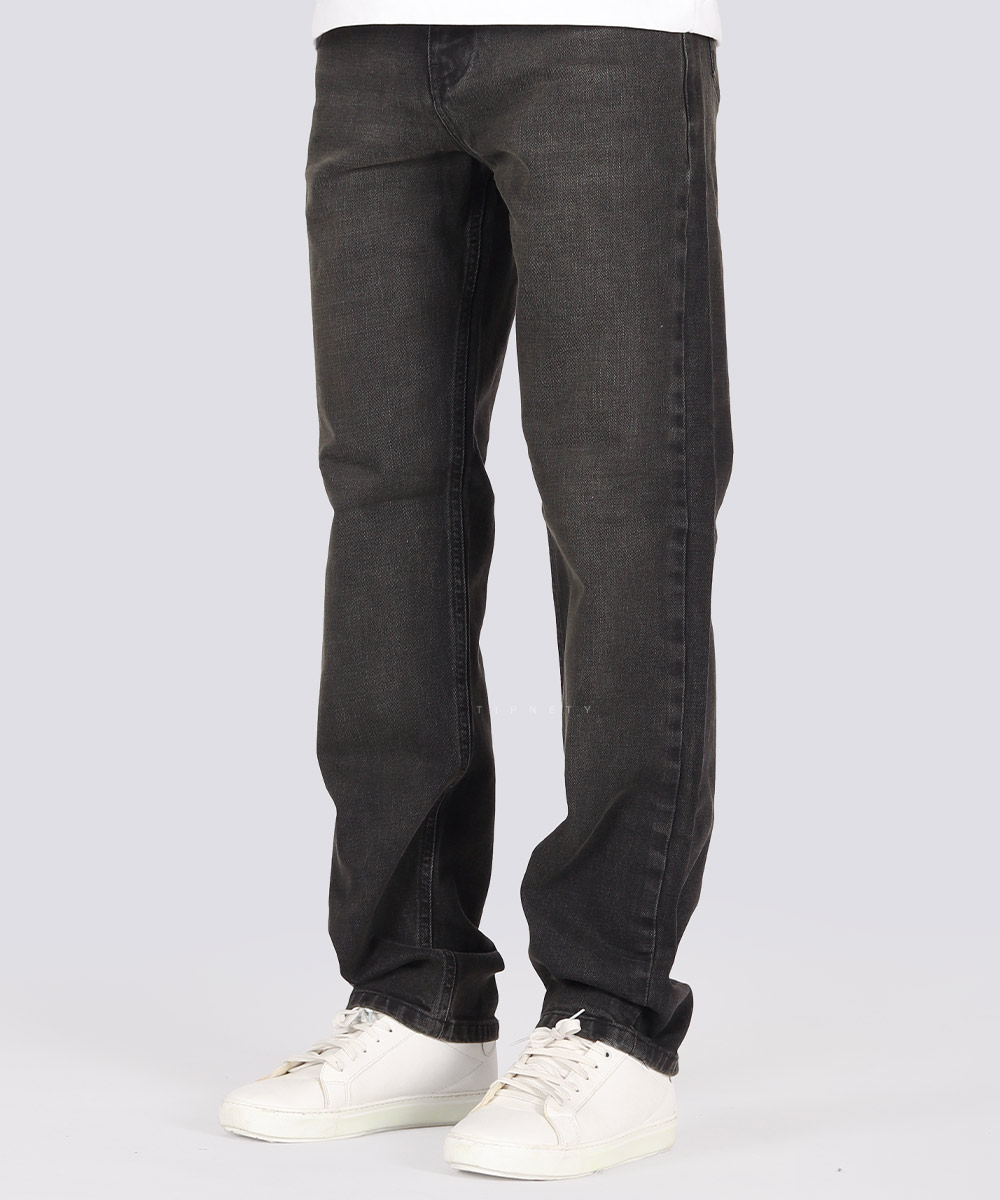 شلوار جین راسته مردانه سبز 2911