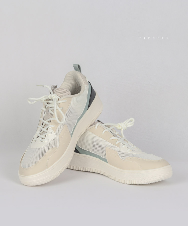                                           مشکی کرم کفش روزمره (کتانی) 6619  - تصویر 3