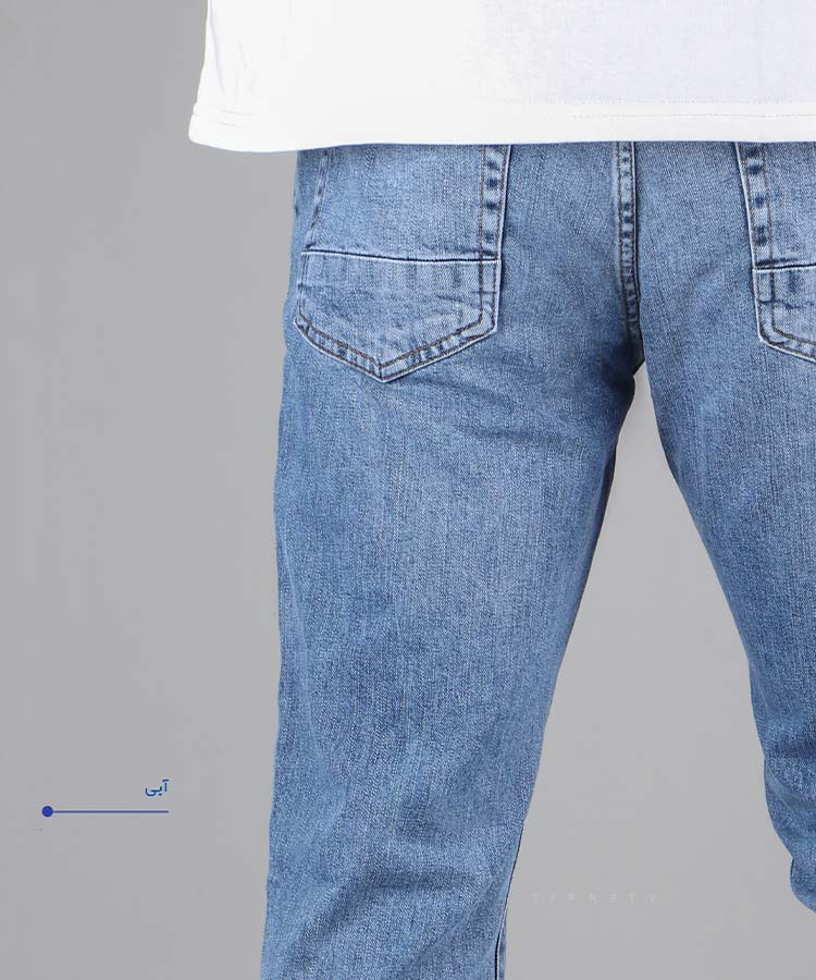شلوار جین اسلیم مردانه ساده 5091