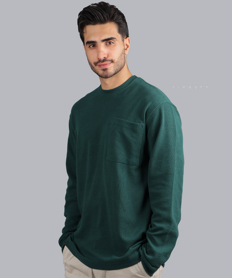 تیشرت بافتنی مردانه آستین بلند 2231