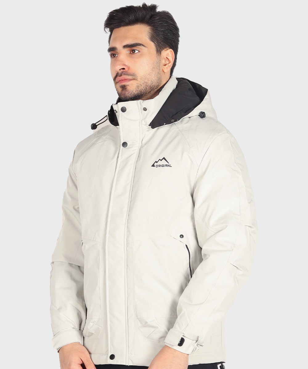 مشکی لجنی استخوانی صدری زمستانه کاپشن 7315  - تصویر 6