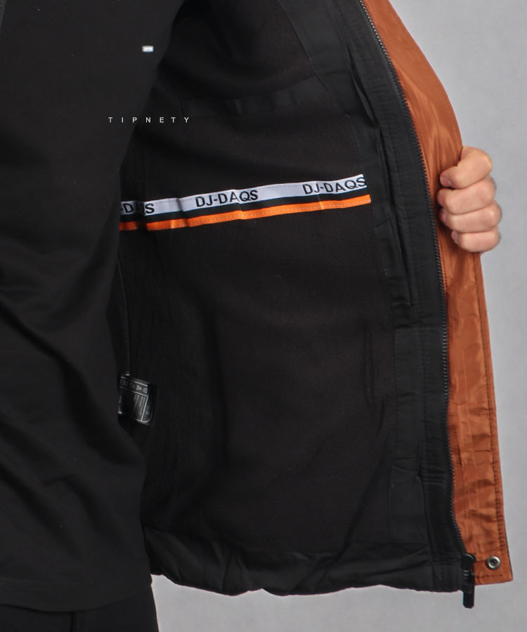                                                                       سورمه ای لجنی مشکی سبز زمستانه کاپشن 7065  - تصویر 6